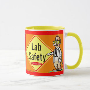 Caneca O "laboratório Segurança-não está nenhuma piad