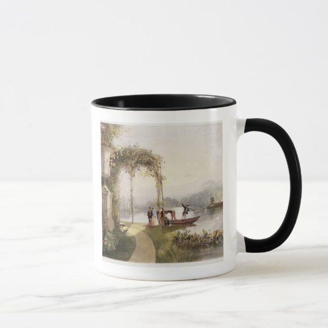 Caneca O lago, jardins de Trentham Salão, 'dos jardins (Direita)