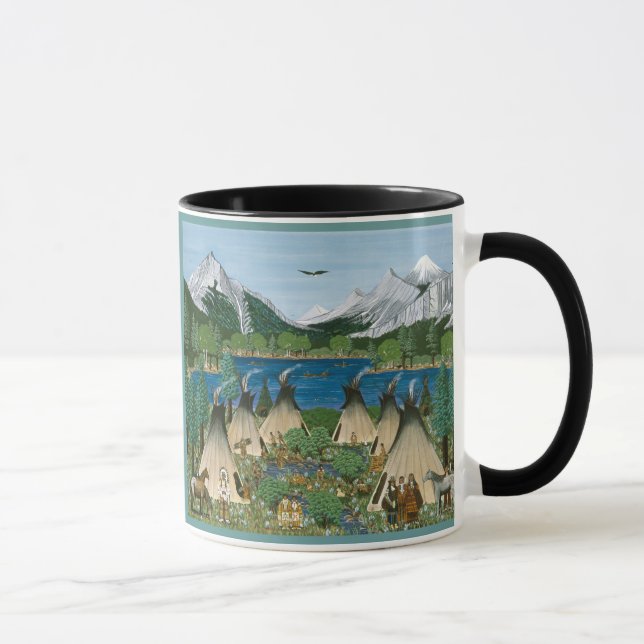 Caneca O Lago Nez Perce ~ Wallowa (Direita)