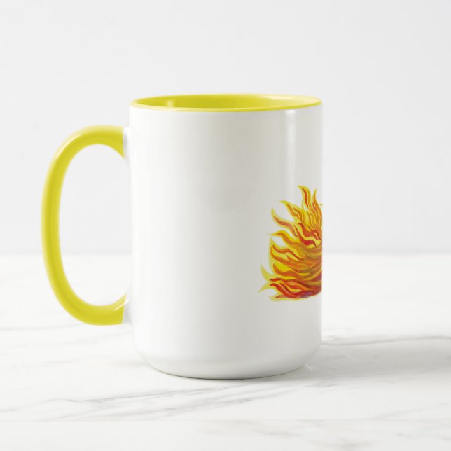 Caneca O lendário pássaro Phoenix (Esquerda)