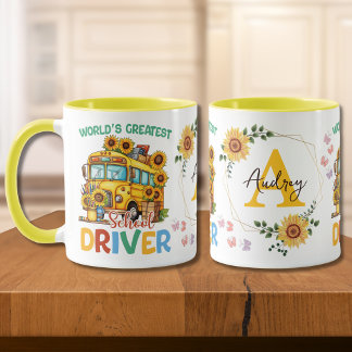 Caneca O maior driver de barramento escolar do mundo pers