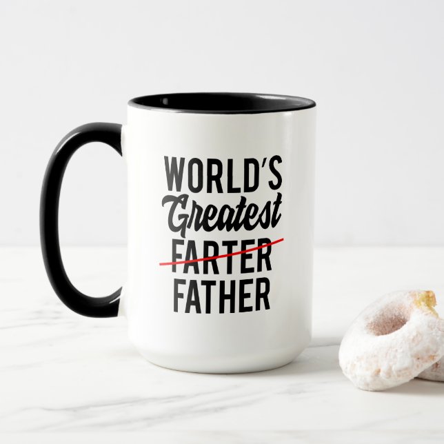 Caneca O maior peido do mundo, o padre (Com Donut)
