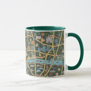 Caneca O Mapa Diário de Imagens do Telegraph de Londres