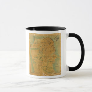 Caneca O Mapa do Cavaleiro de São Francisco