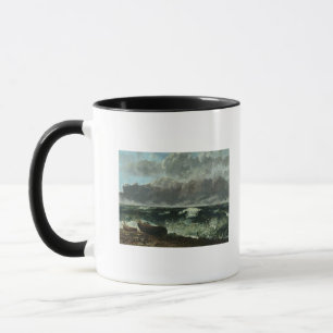 Caneca O mar tormentoso ou, a onda, 1870