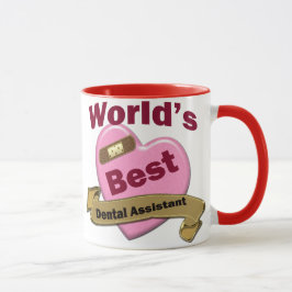Caneca O melhor assistente dental do mundo