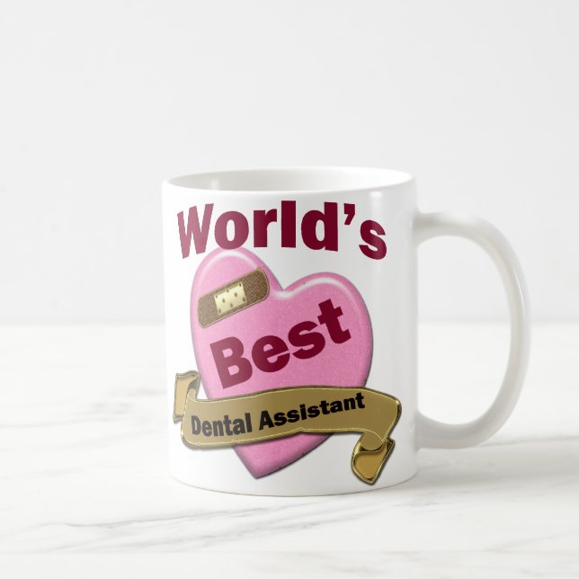 Caneca O melhor assistente dental do mundo (Direita)