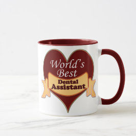Caneca O melhor assistente dental do mundo