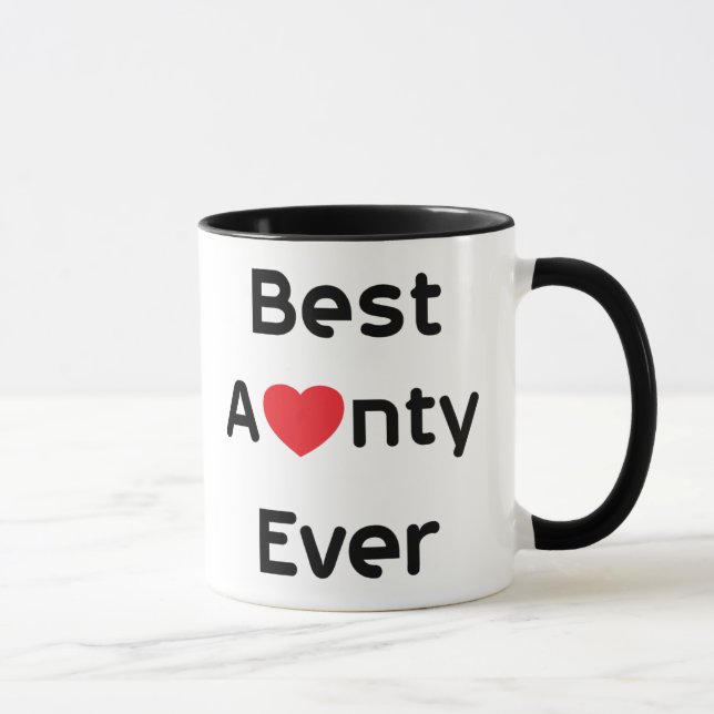 Caneca O melhor Aunty Nunca (Direita)