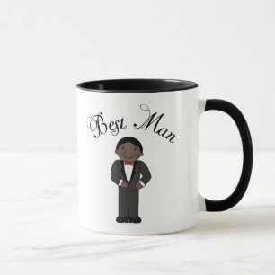 Caneca O melhor casamento (preto) do homem