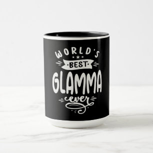 Caneca O melhor Glamma do mundo sempre Legal presentes pa