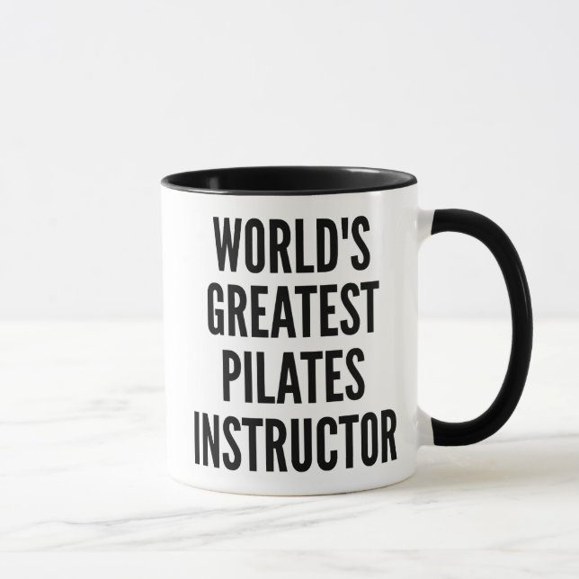 Caneca O melhor instrutor de pilates do mundo (Direita)