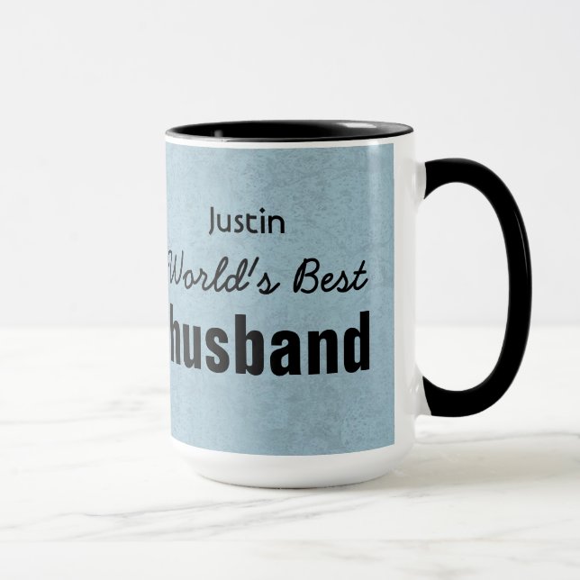 Caneca O melhor MARIDO JUSTIN conhecido feito sob (Direita)