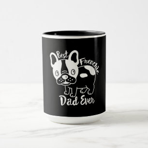 Caneca O melhor Pai francês jamais Pai do Buldogue franc
