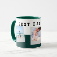 O MELHOR PAI NUNCA Dotados de Pai de Colagem de Fo