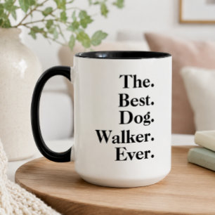 Caneca 'O Melhor Passeador de Cães de Todos os Tempos' P
