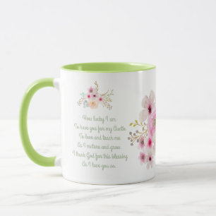 Caneca O melhor poema da tia do mundo, personalizado