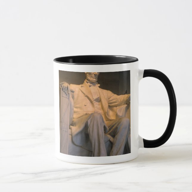 Caneca O Memorial Lincoln em Washington DC. (Direita)