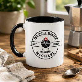 Caneca O Mestre da Churrasqueira Ano de Fundação Nome Cha