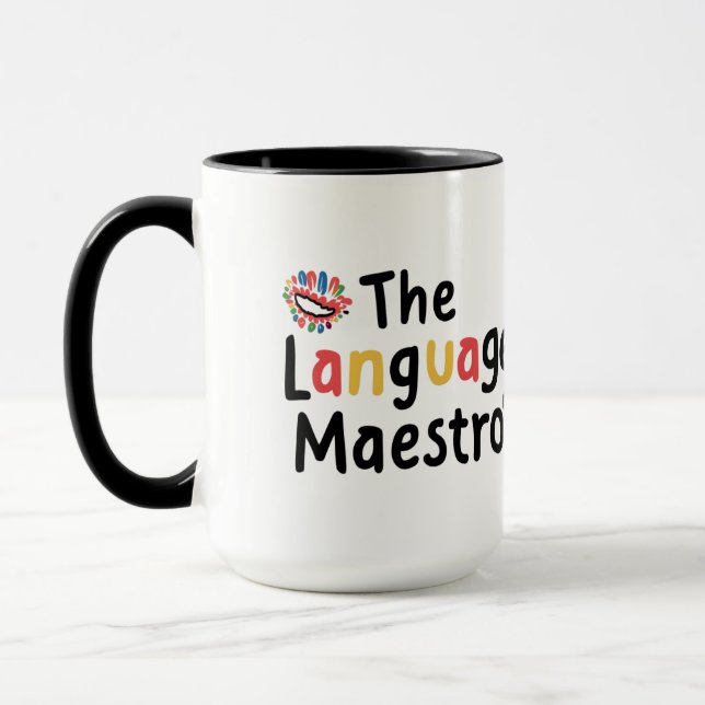 Caneca O Mestre de Idiomas (Esquerda)