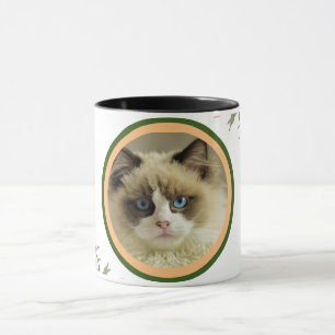 Caneca O moderno nome e a foto da tipografia Legal de Pet