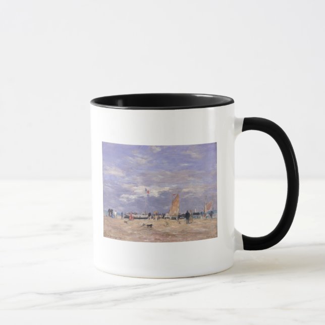 Caneca O molhe em Deauville, 1869 (Direita)