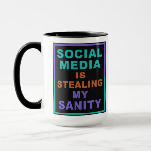 Caneca "O monograma feito sob encomenda engraçado dos