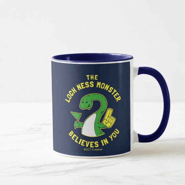 Caneca O Monstro Da Loch Ness Acredita Em Você (Direita)