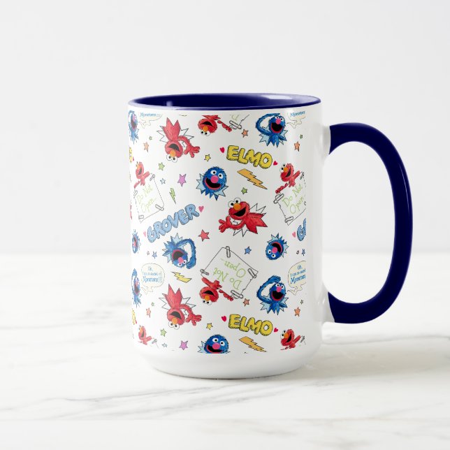 Caneca O monstro no fim deste padrão de história (Direita)