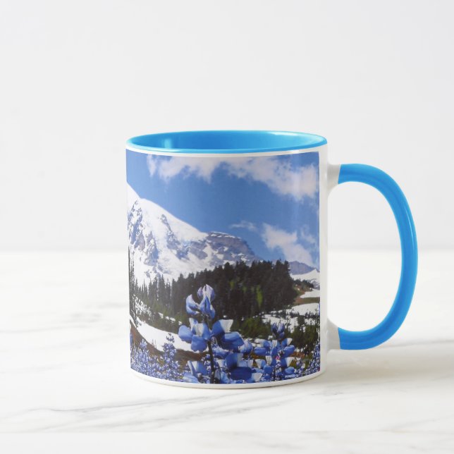 Caneca O Monte Rainier no ponto do paraíso (Direita)