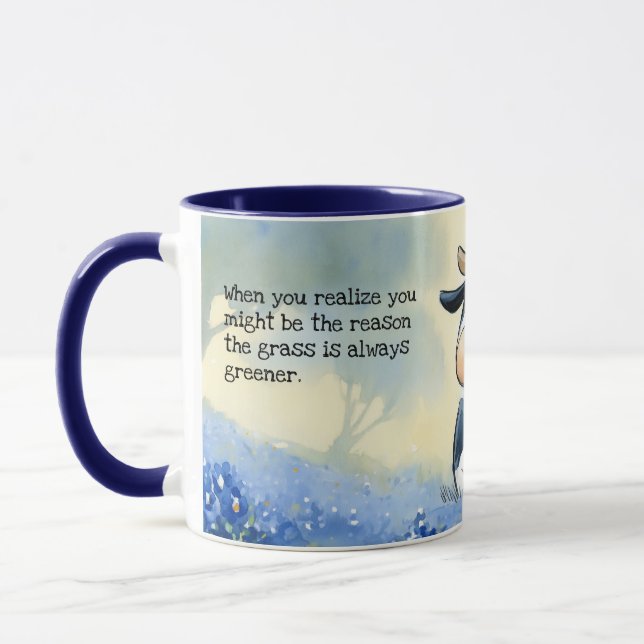 Caneca O Motivo Pelo Qual a Grama é Mais Verde (Esquerda)