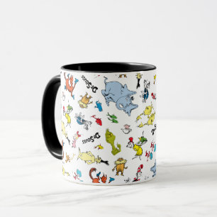 Caneca O Mundo do Dr. Seuss Pattern