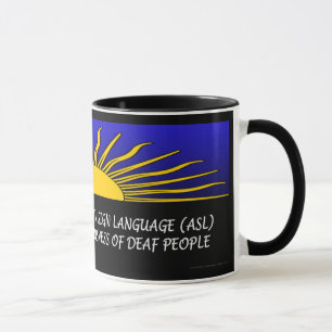 Caneca O nascer do sol do ASL