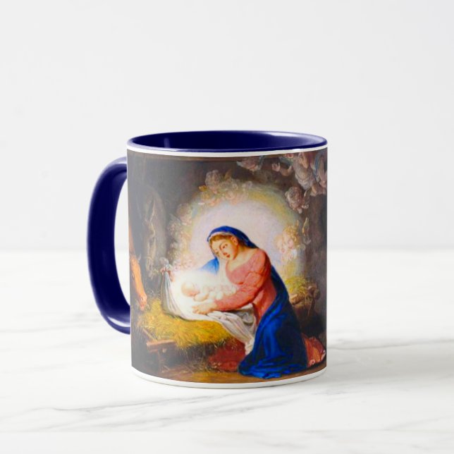 Caneca O Nascimento de Cristo (Frente Esquerda)