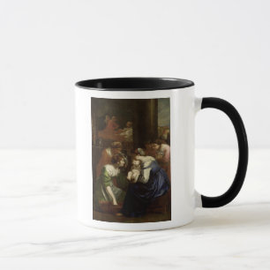 Caneca O nascimento do Virgin, c.1620