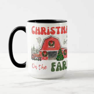 Caneca O Natal É Melhor Na Fazenda