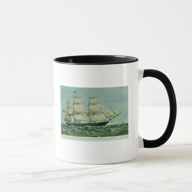 Caneca O navio de tosquiadeira "Highflyer", 1111 (Direita)