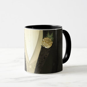 Caneca O noivo "seu" casamento (do marfim)