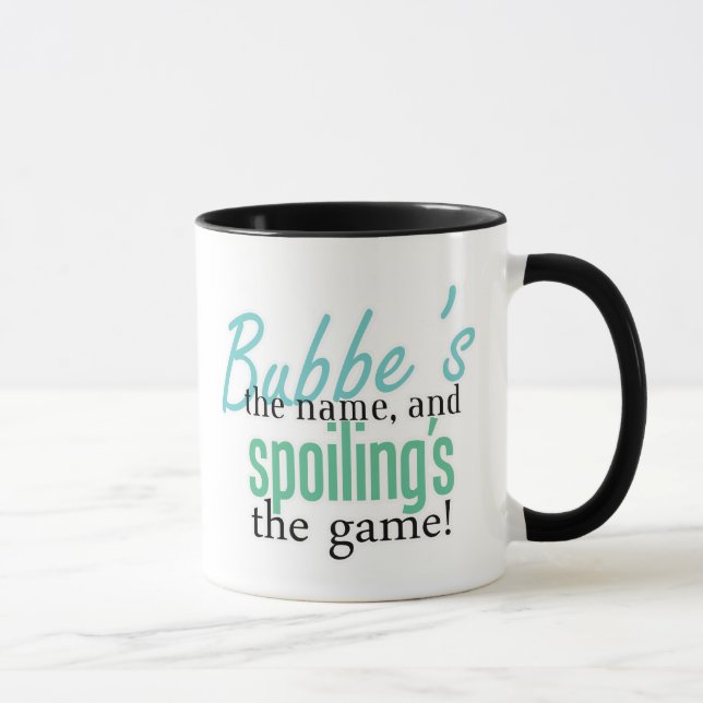 Caneca O nome de Bubbe, e deterioração do Gam (Direita)