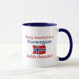 Caneca O norueguês constrói o caráter