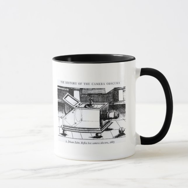 Caneca O obscura reflexo da câmera de caixa (Direita)