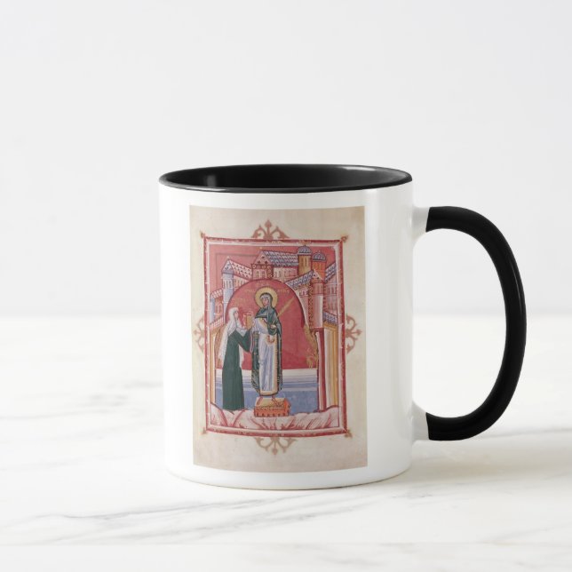 Caneca O oferecimento de Hilda da abadessa (Direita)