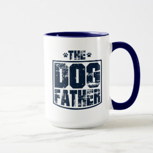 Caneca O Pai Cachorro Vestiu Gráfico