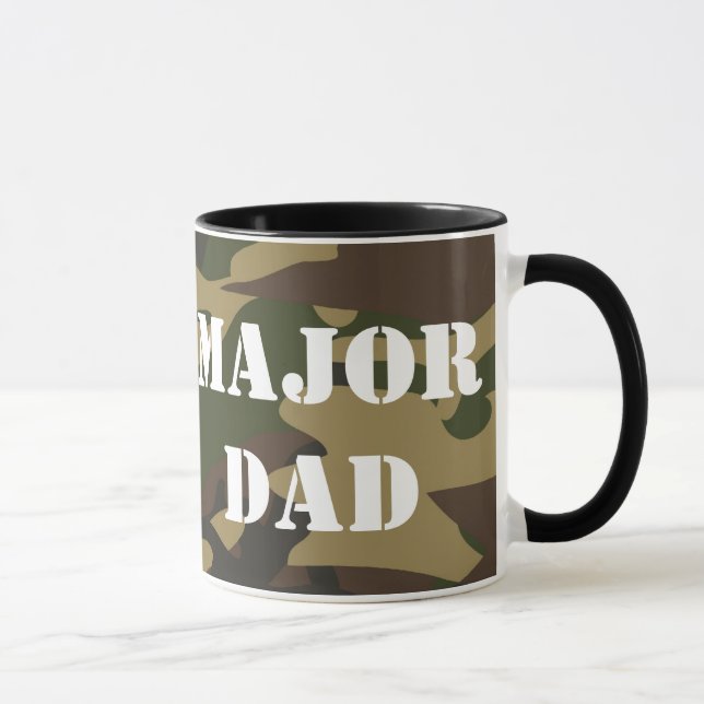Caneca O pai principal, forças armadas de Camo gena (Direita)