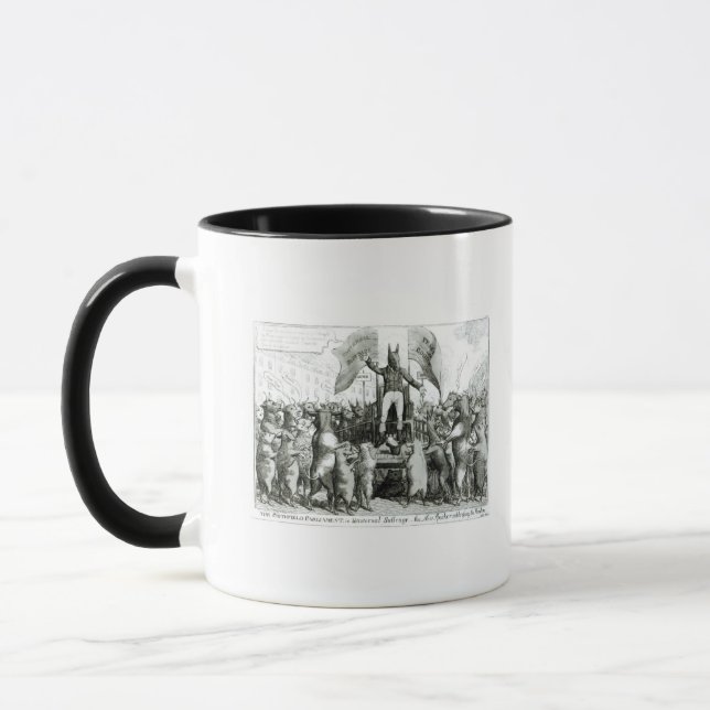 Caneca O parlamento de Smithfield: Sufrágio universal (Esquerda)