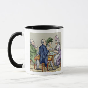Caneca O partido de Whist (litho da cor)