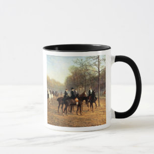Caneca O passeio da manhã, fileira podre, Hyde Park, 1894