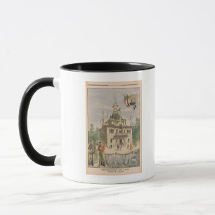 Caneca O pavilhão de Transvaal no universal