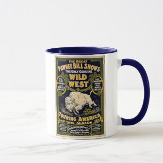 Caneca O Pawnee Bill mostra o oeste selvagem