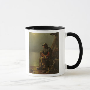 Caneca O piloto mantem o relógio, 1851